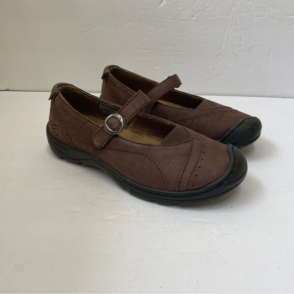 KEEN STERLING CITY MARY JANES IN BROWN - Picture 1 of 6
